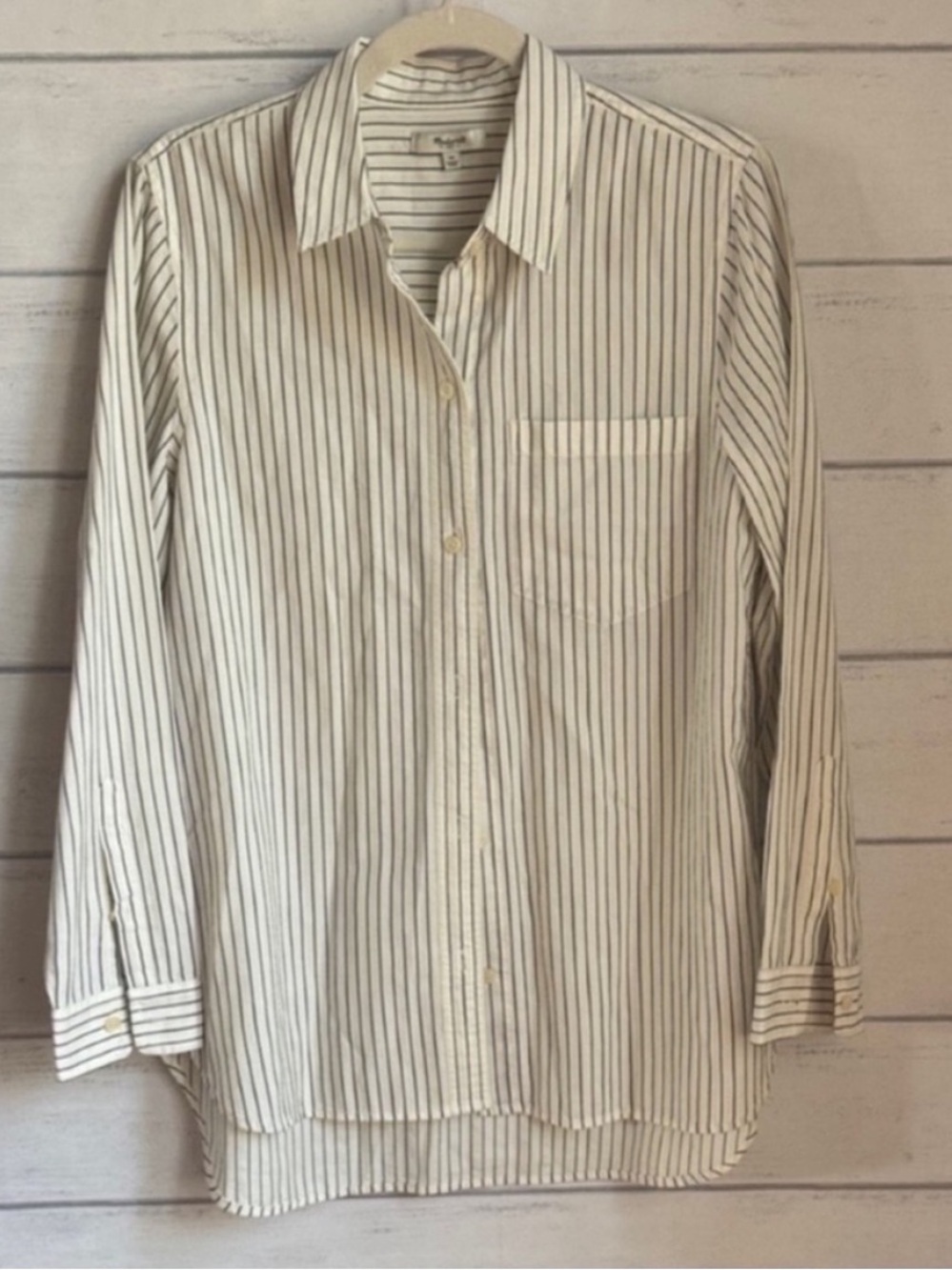 Madewell Flannel Sunday Stripes Shirt